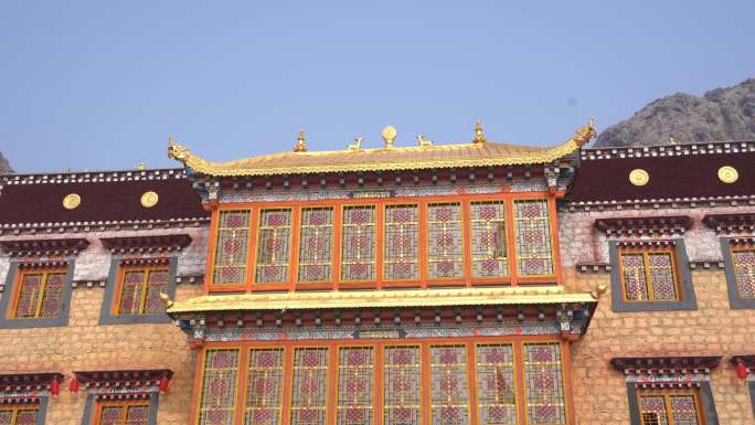 4K-原素材-西藏建筑