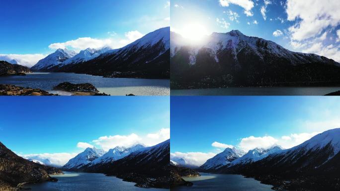 西藏湖泊雪山
