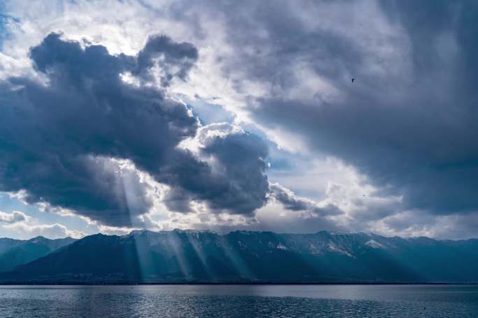 大理苍山洱海，延时摄影