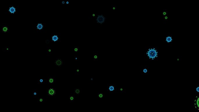 病毒细菌-无缝循环带通道