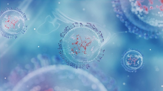 医疗科技细胞分子视频动画