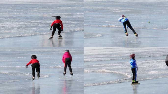 小学生滑冰