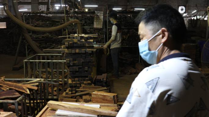 红木家具工艺生产4k