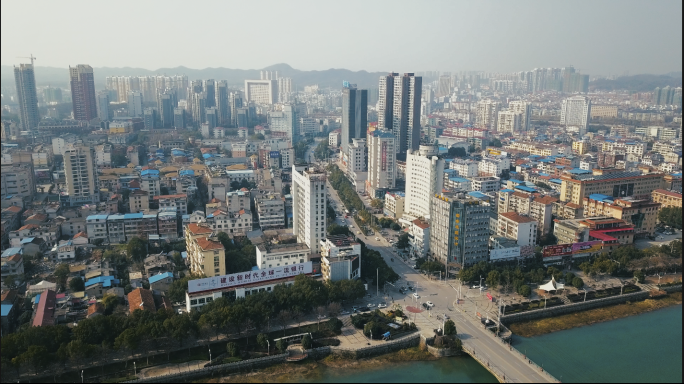 【4K】咸宁市双鹤桥长安大道