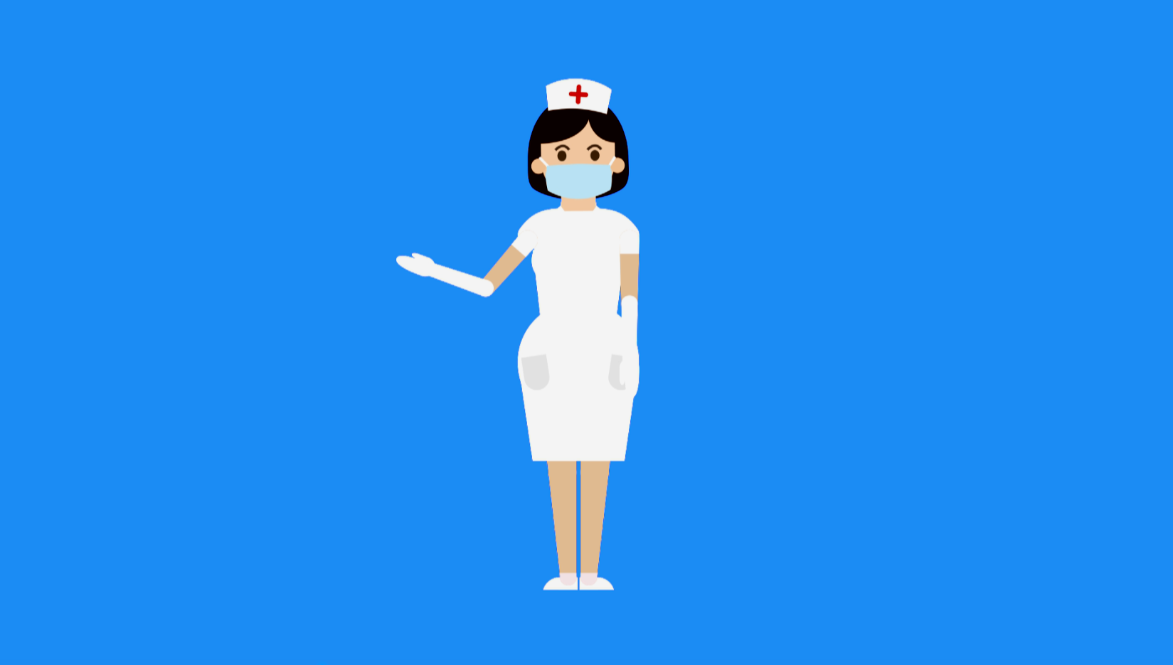 大气简洁护士节海报启动引导界面宣传gif动图下载-包图网