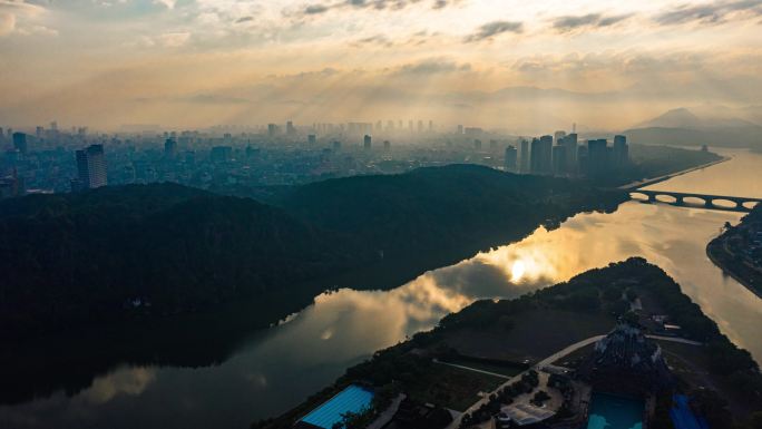 丽水城日出