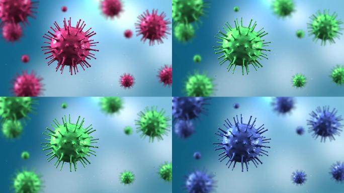 新型冠状病毒3种颜色