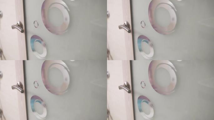 浴室视频素材莲蓬头洗澡卫生间卫浴