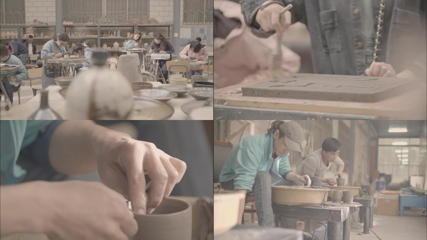 传统工艺陶瓷瓦罐艺术品手工制造陶瓷S