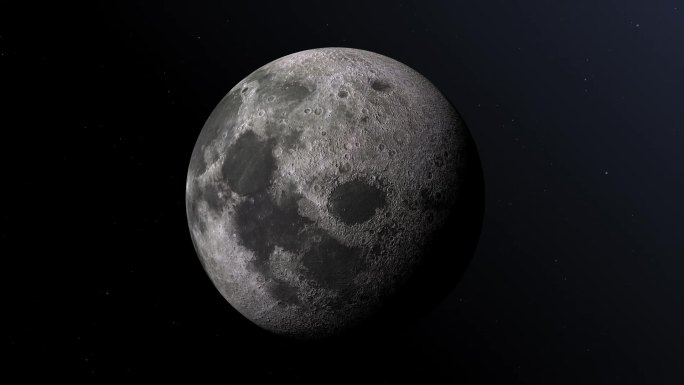 月球宇宙星空1分钟循环