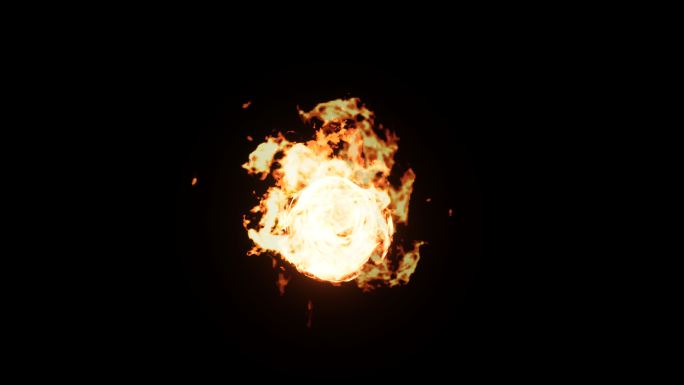 粒子光效06-陨石火球效果