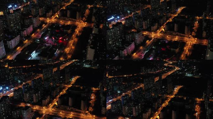 济南领秀城片区夜景