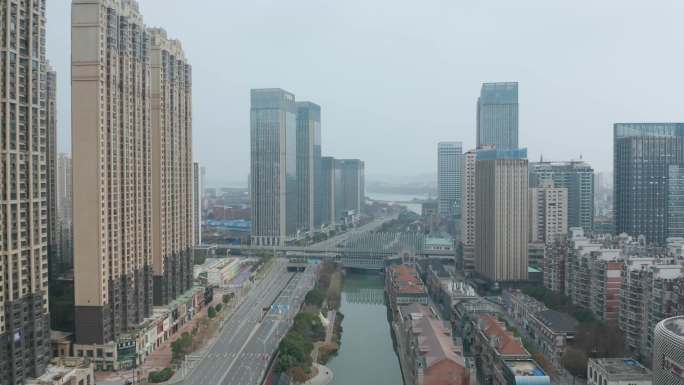 2020疫情中的武汉封城实拍航拍