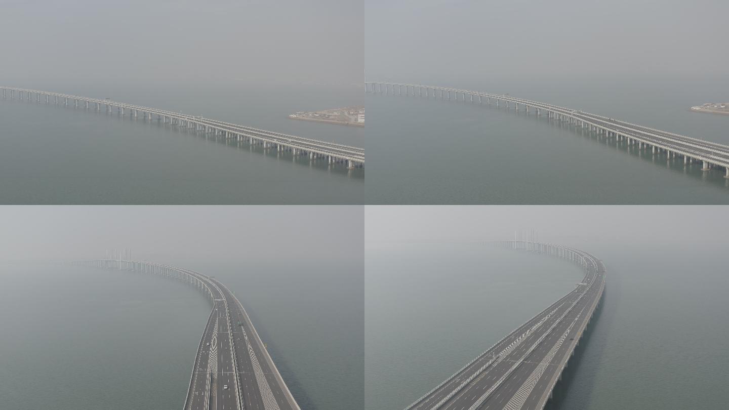 青岛跨海大桥航拍
