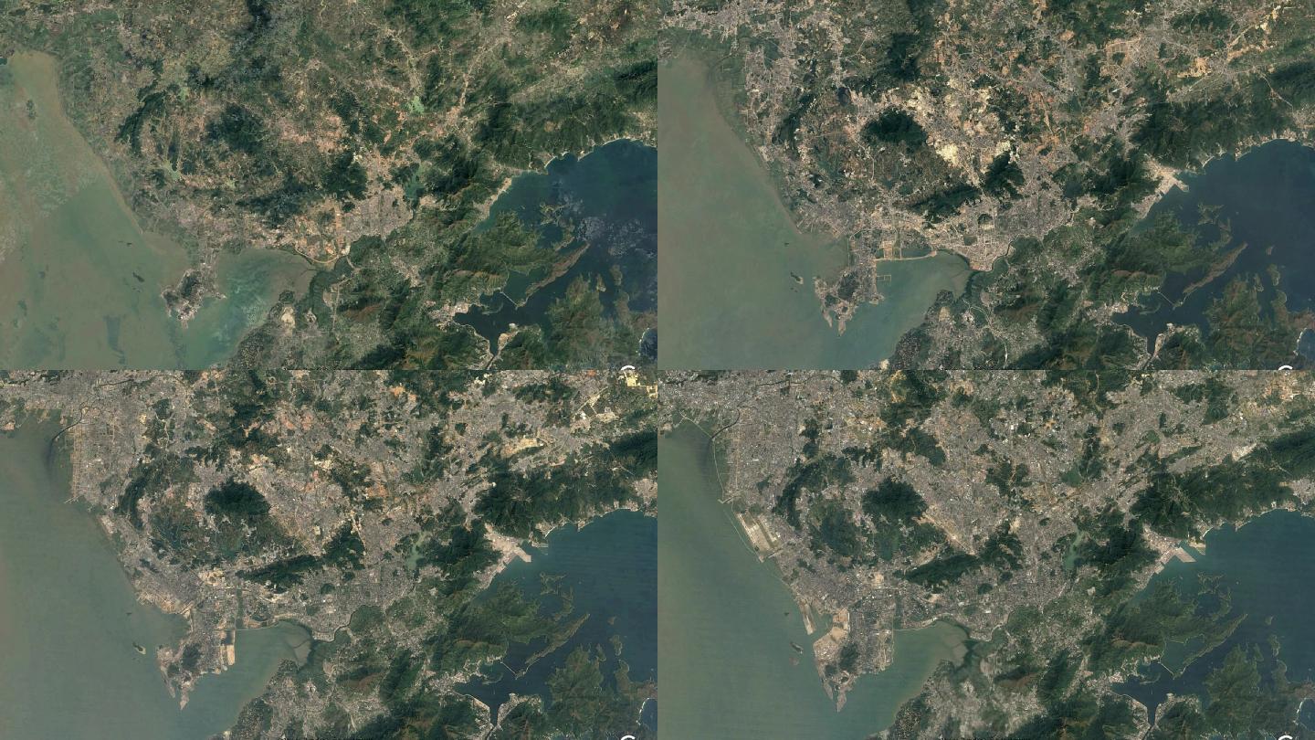 深圳市城市发展区域变化1984-2019