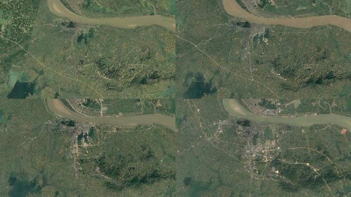 鄂州市城市发展区域变化1984-2019