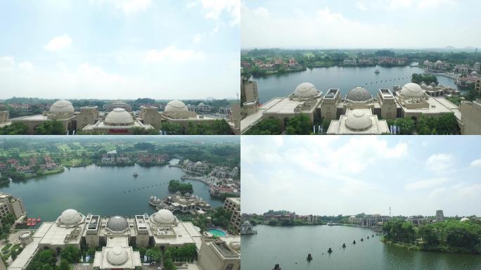 2.7K航拍广东省清远狮子湖5