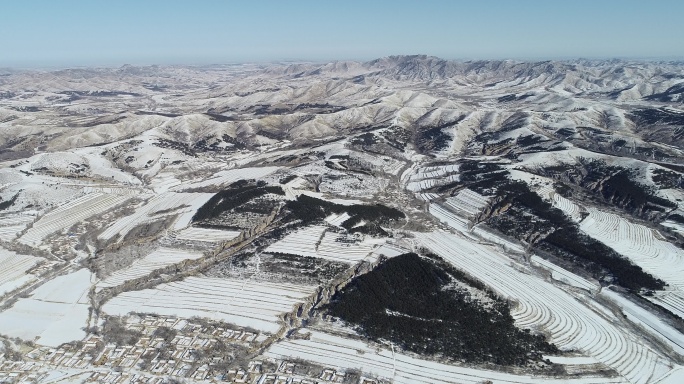 航怕4K北方冬季雪景