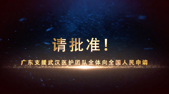 支援武汉请战书医生党员宣誓纪念缅怀感人