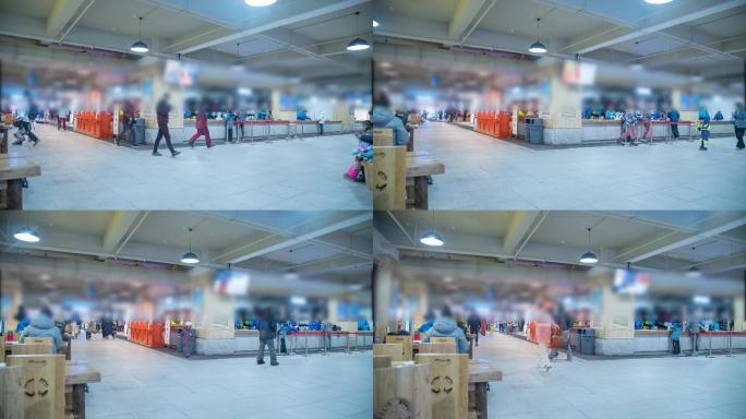 【原创】滑雪场休息大厅