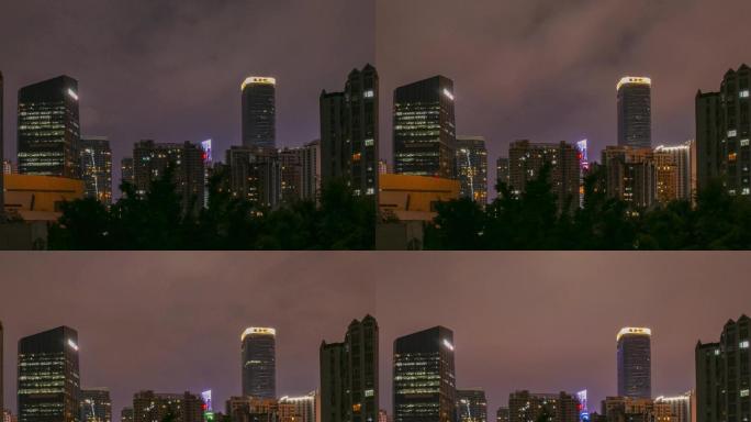 4K延时拍摄，广州天河繁华夜景之太古汇