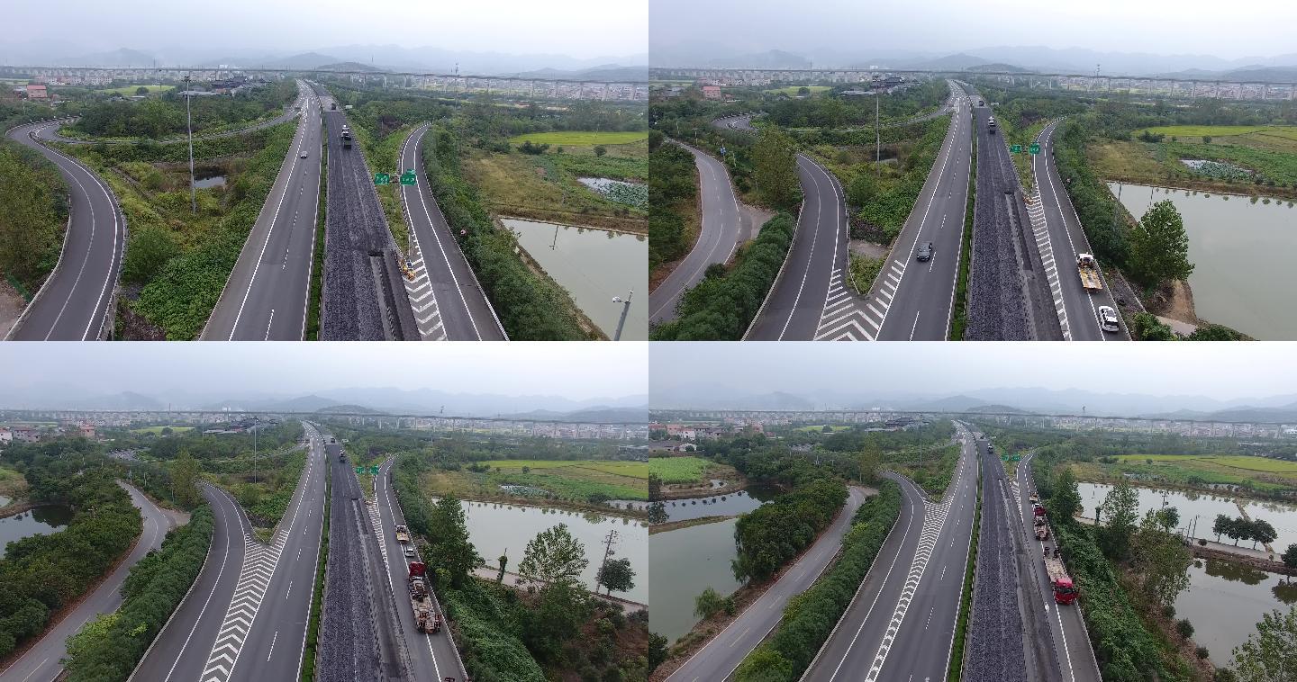高速衢州基建养护断流施工修路