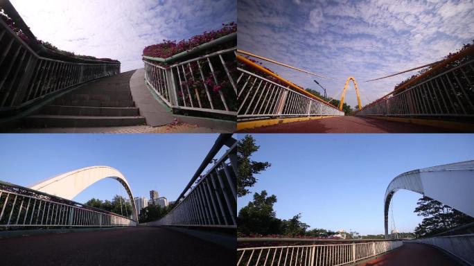 广州市黄埔区彩虹桥、尖端山公园-视频