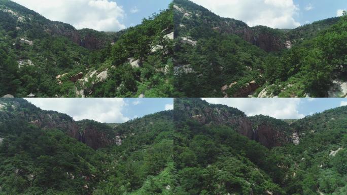 [有版权]山区航拍绿水青山原始航拍素材