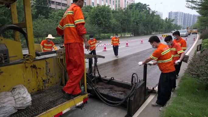 道路建设路面养护施工