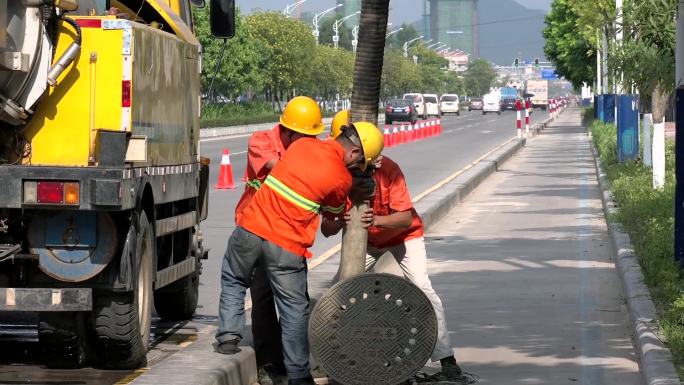 道路建设公路下水道清污