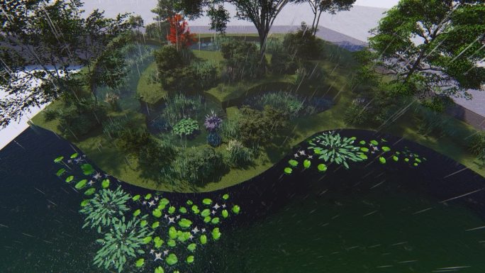 气泡式雨水花园