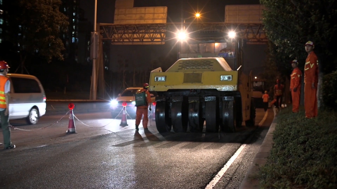 道路建设高速路维护施工