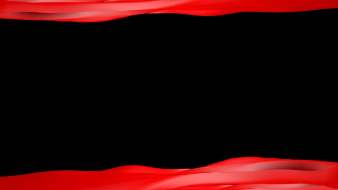 红旗遮罩绸缎边框（带alpha透明通道）