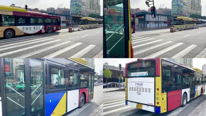 公交车战红绿灯斑马线BRT