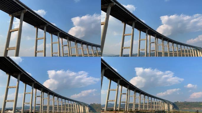 犍为塘坝岷江大桥7（4K）