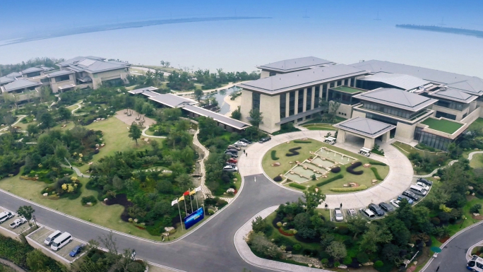 东太湖大酒店航拍