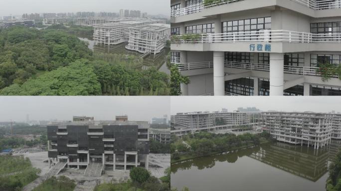 广东工业大学学校航拍素材（4K）