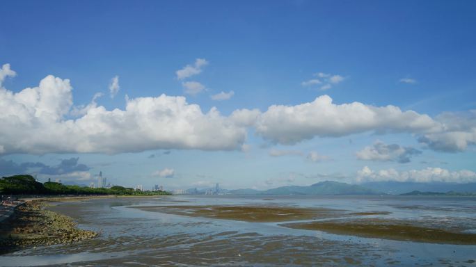 深圳湾天空延时摄影