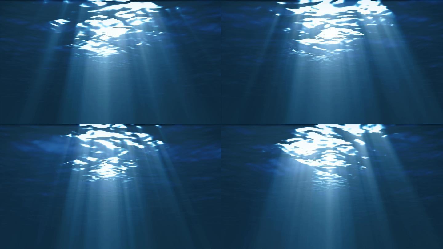 AE海底世界中间光循环工程4K版