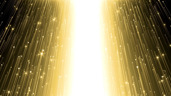 4K金色粒子星空流星雨（循环）