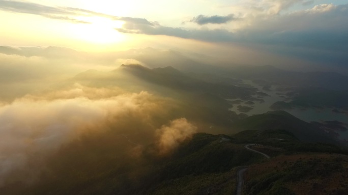 防城港蓝山日落