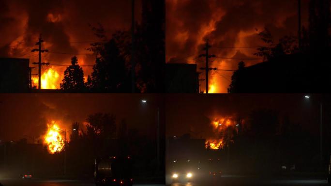 火灾现场实拍