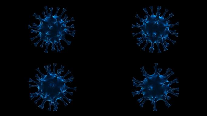 新冠状病毒循环素材