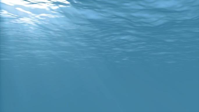 4K海底世界阳光折射循环背景