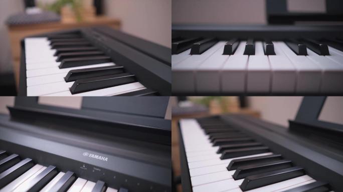 雅马哈钢琴按键键盘实拍