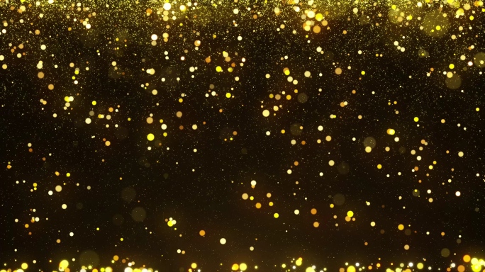 4K金色粒子雨（循环）
