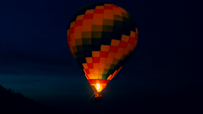 热气球夜景