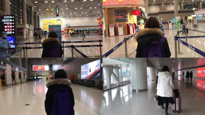 哈尔滨机场疫情出行安检
