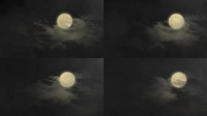 【原创】4K中秋月亮团聚满月