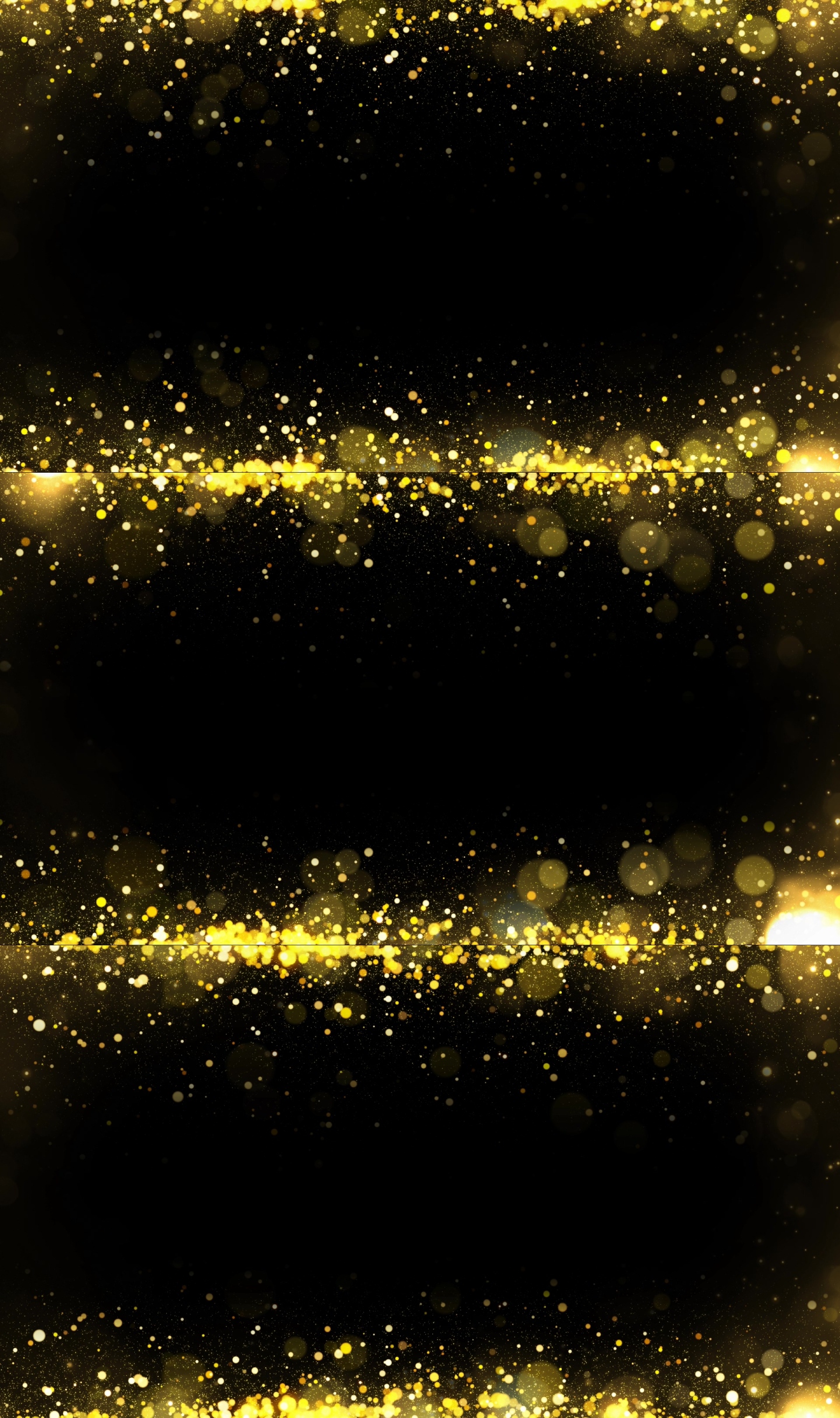 金色粒子光斑边框（循环带通道）